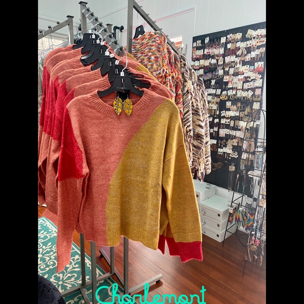 Colorblock Sweater